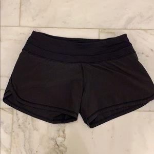 Lulu speed shorts, size 6, black